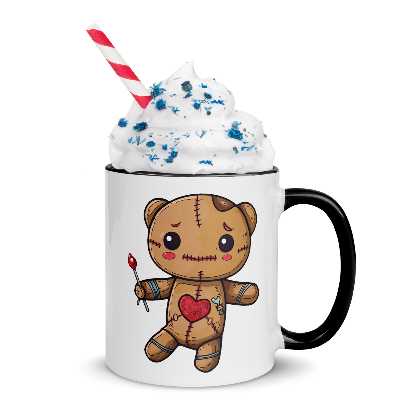 Voodoo Doll Coffee Mug: "Turning curses into coffee breaks"