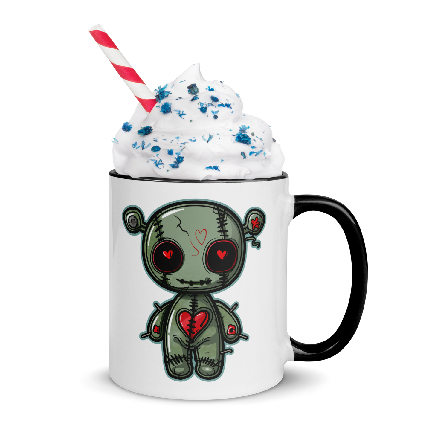 Voodoo Doll Coffee Mug: "Sip, stitch, and summon the magic within"