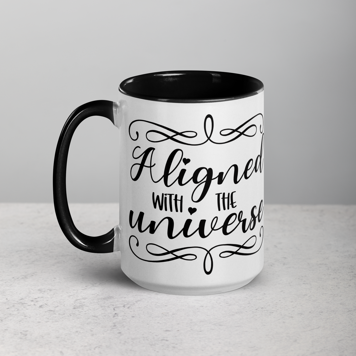 Mystical Moon Mug "Aligned with the Universe"