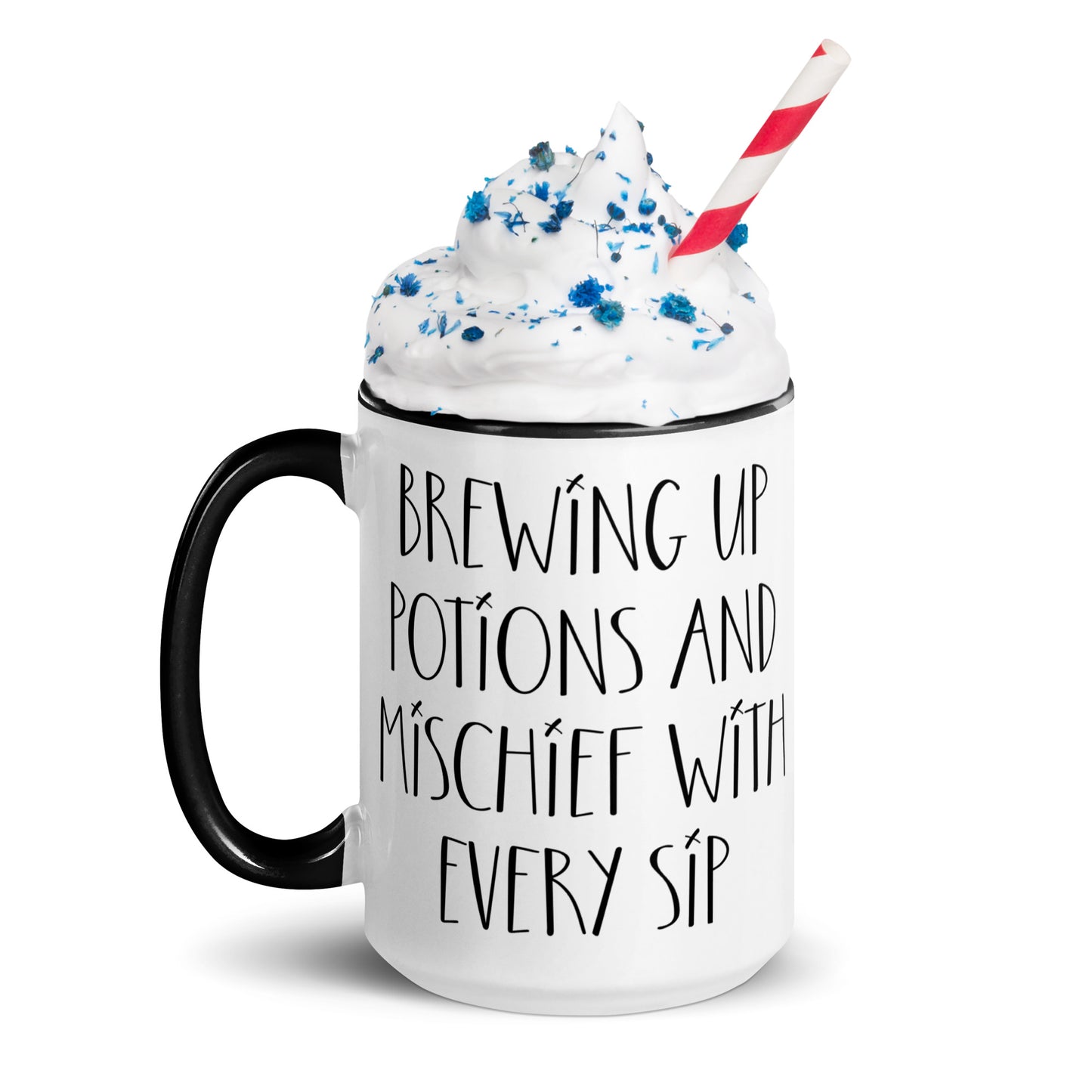Voodoo Doll Coffee Mug: "Brewing up potions with every sip"