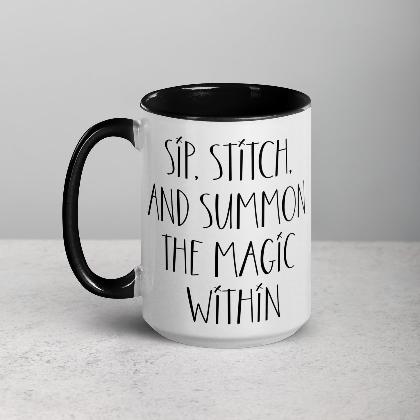 Voodoo Doll Coffee Mug: "Sip, stitch, and summon the magic within"