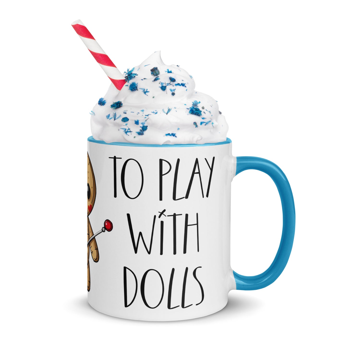 Voodoo Doll Coffee Mug: "You are never too old to play with dolls"