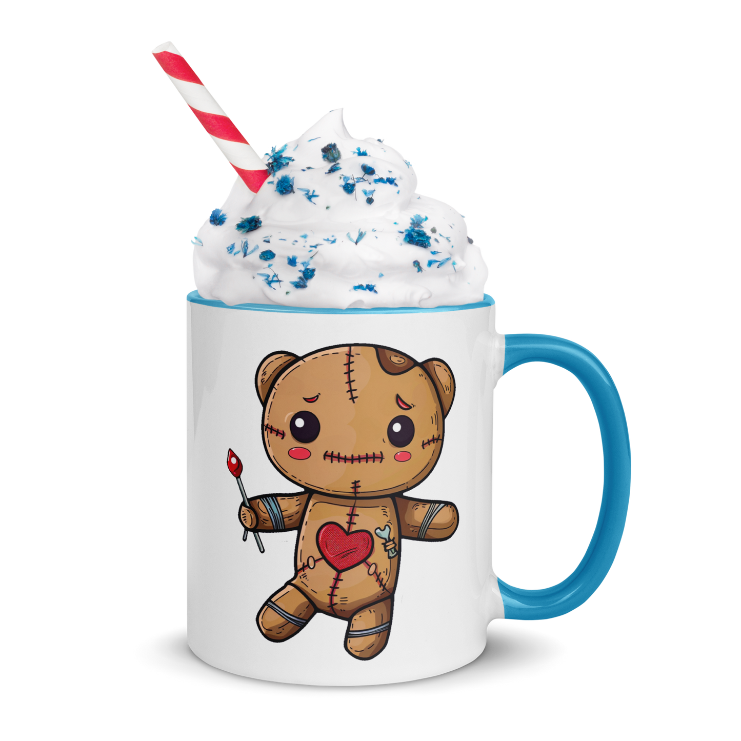Voodoo Doll Coffee Mug: "Turning curses into coffee breaks"