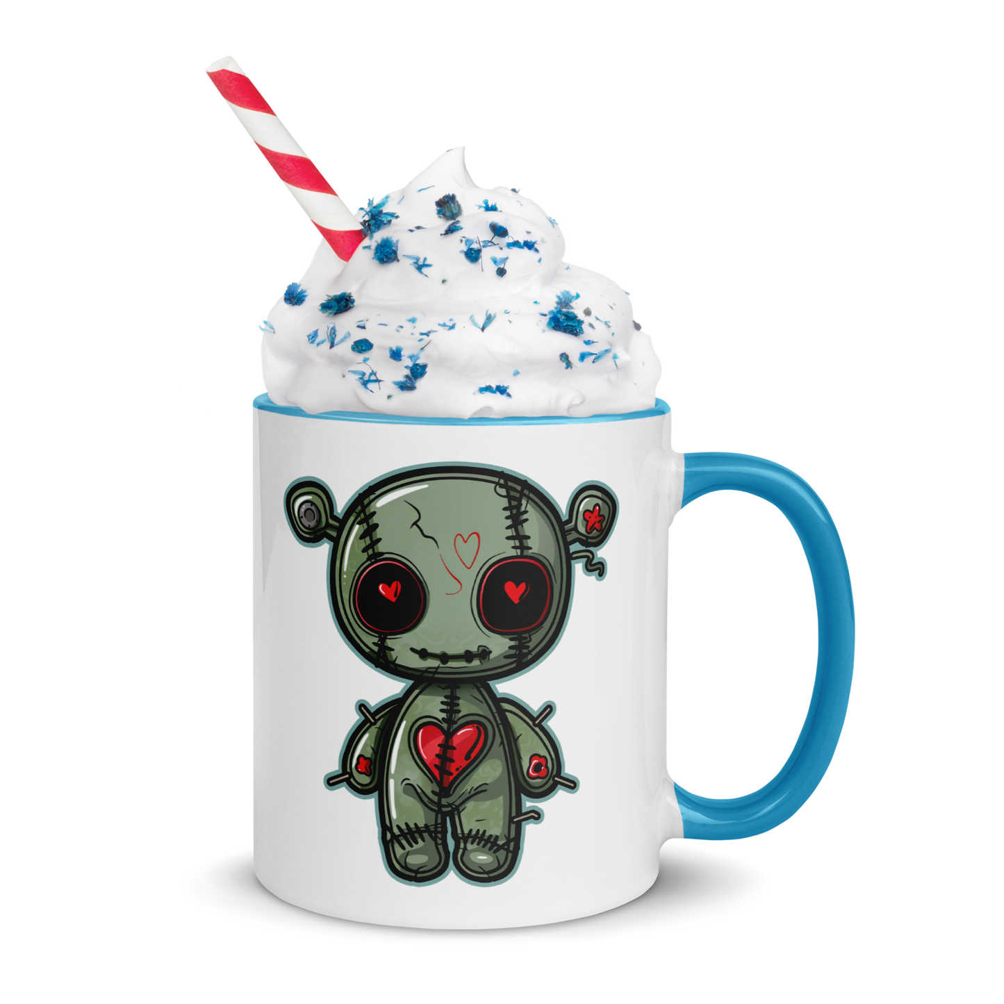 Voodoo Doll Coffee Mug: "Sip, stitch, and summon the magic within"