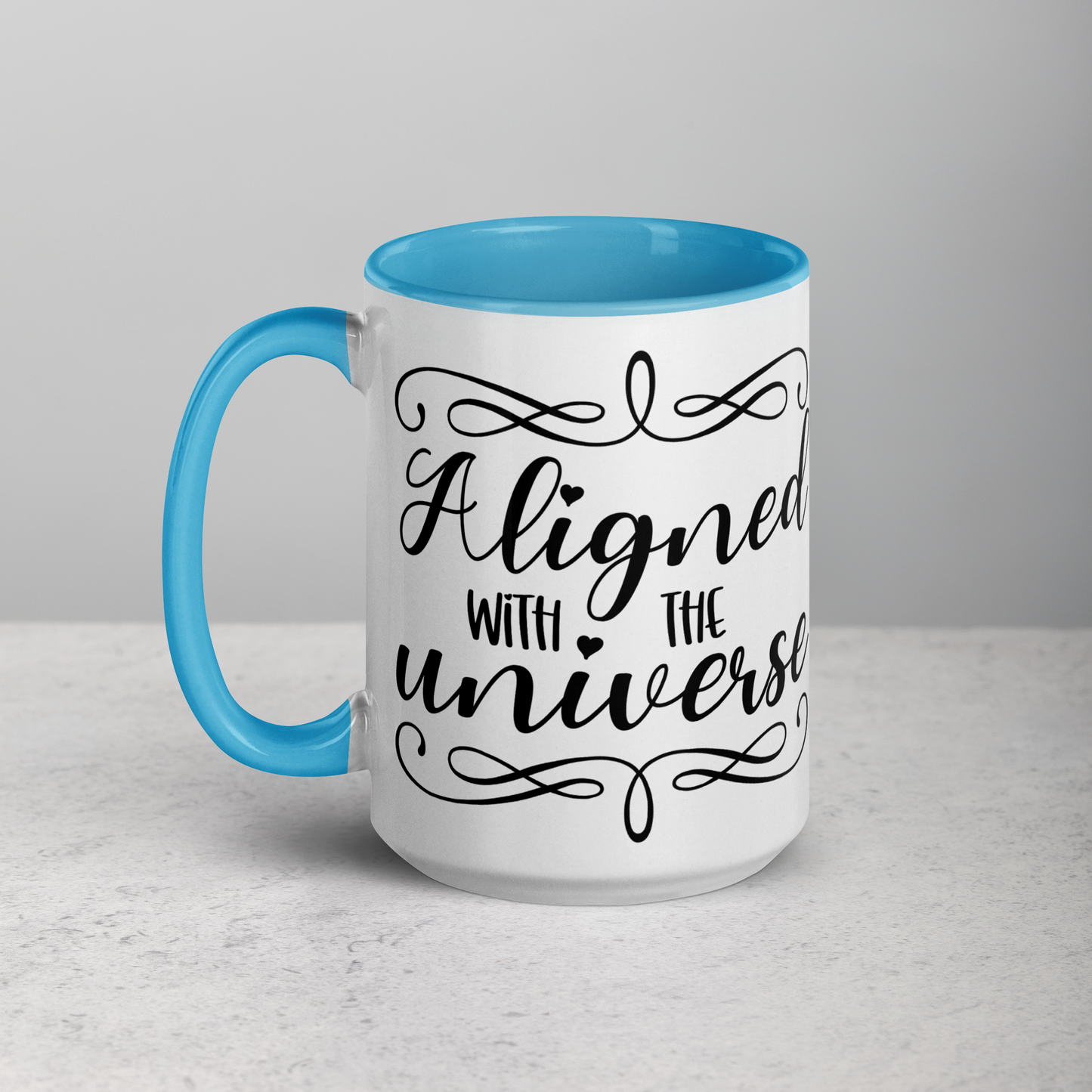 Mystical Moon Mug "Aligned with the Universe"