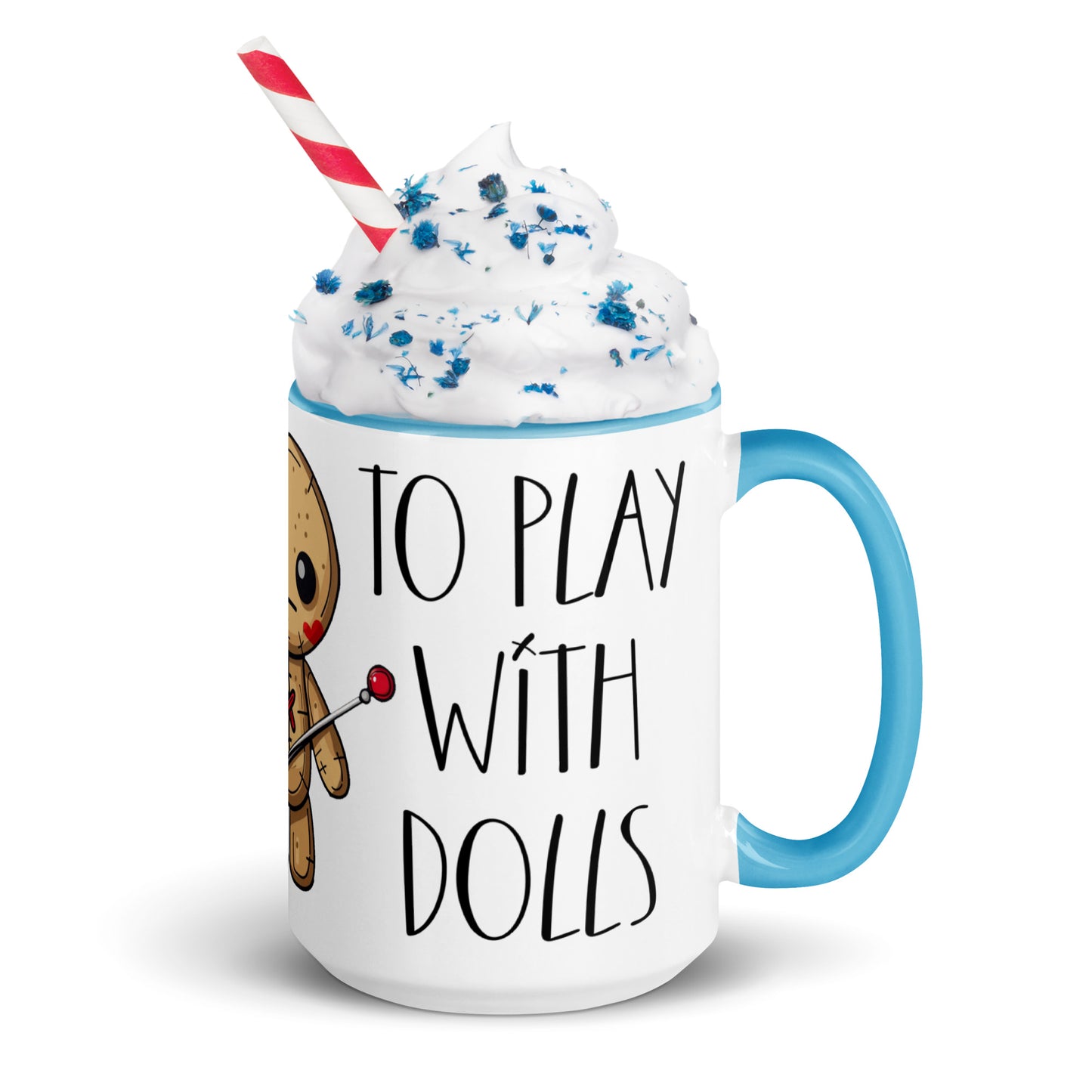 Voodoo Doll Coffee Mug: "You are never too old to play with dolls"
