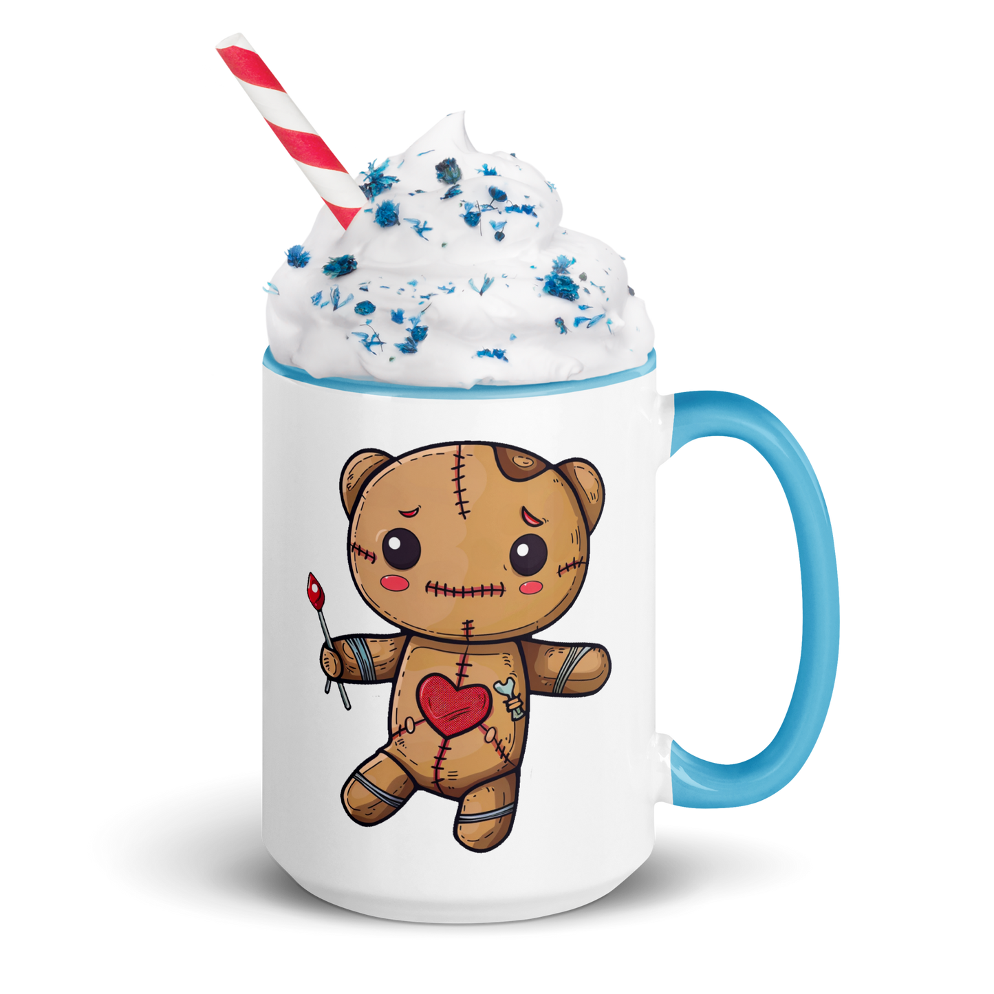 Voodoo Doll Coffee Mug: "Turning curses into coffee breaks"