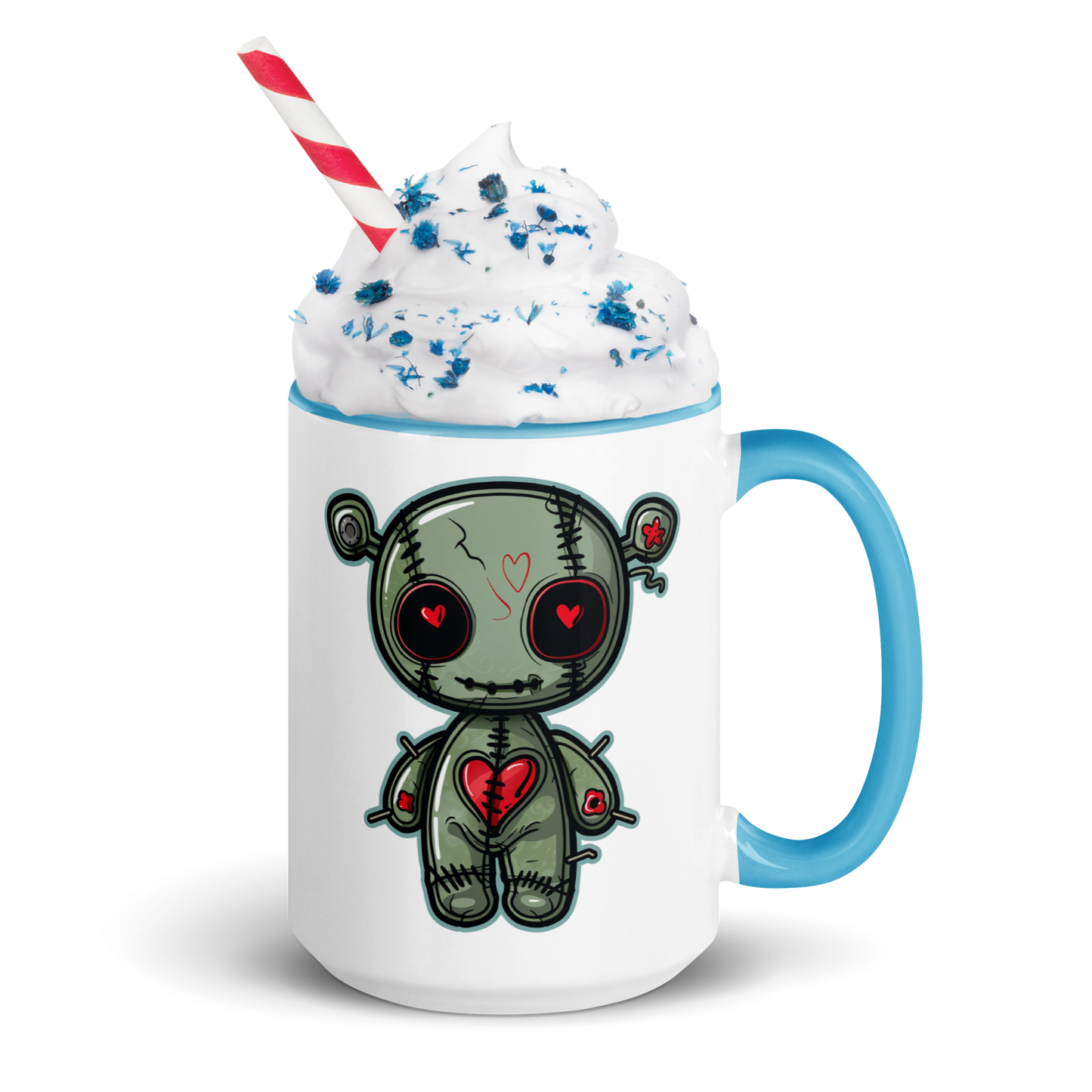 Voodoo Doll Coffee Mug: "Sip, stitch, and summon the magic within"