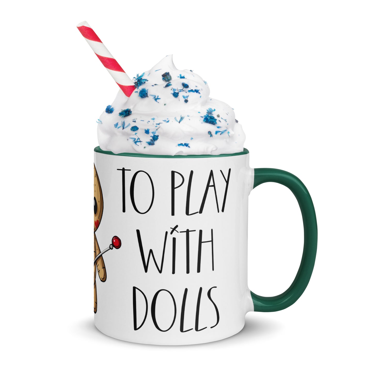 Voodoo Doll Coffee Mug: "You are never too old to play with dolls"