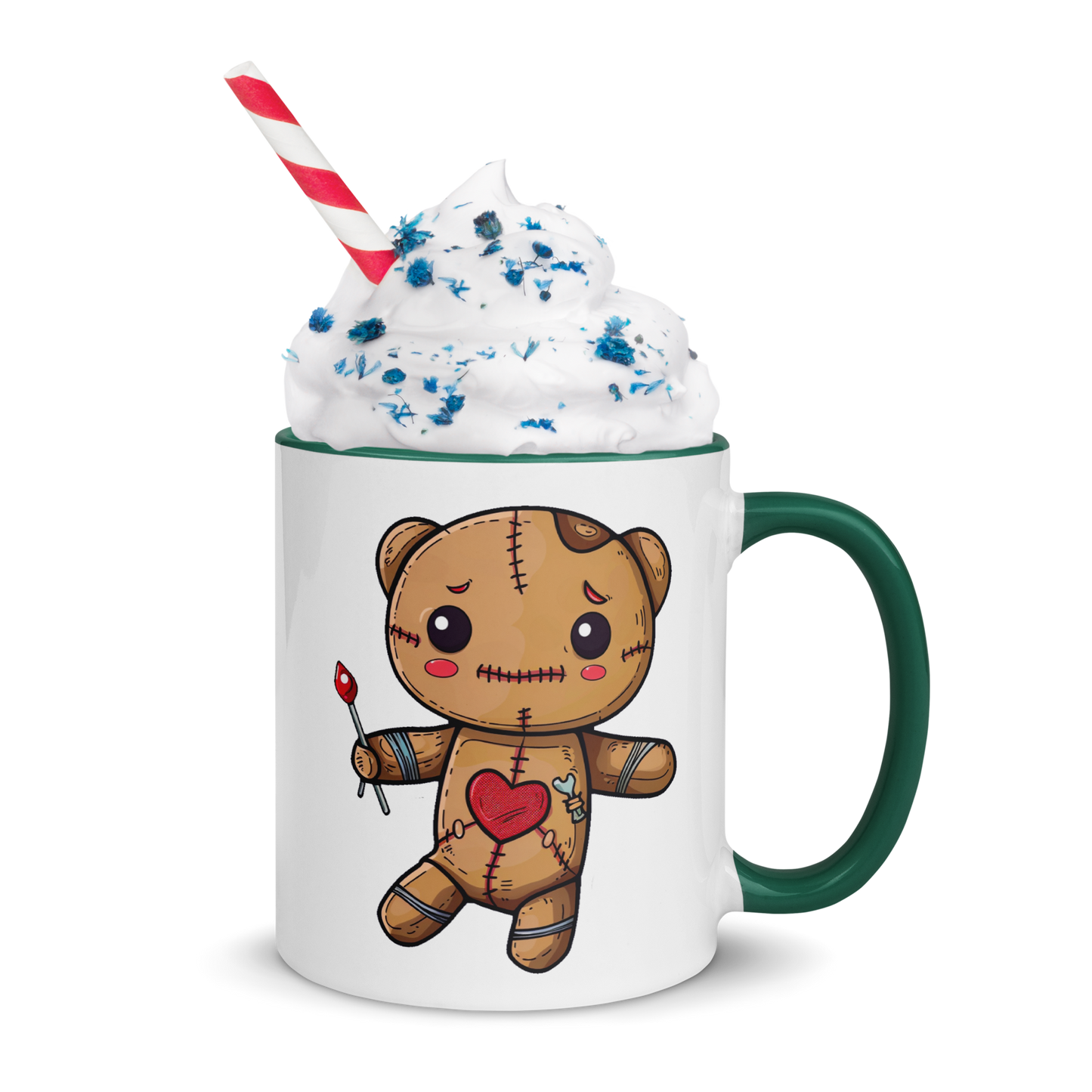 Voodoo Doll Coffee Mug: "Turning curses into coffee breaks"