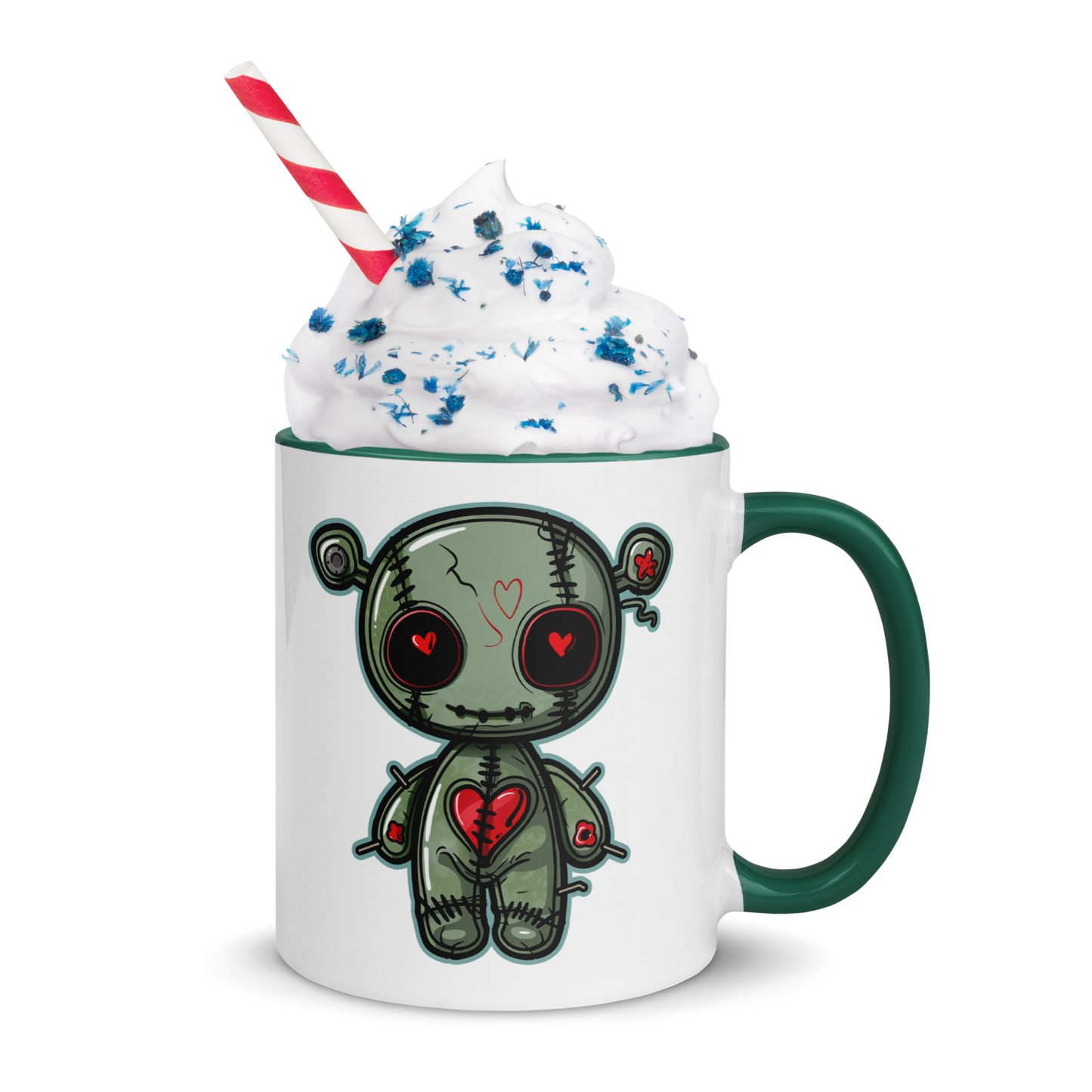 Voodoo Doll Coffee Mug: "Sip, stitch, and summon the magic within"