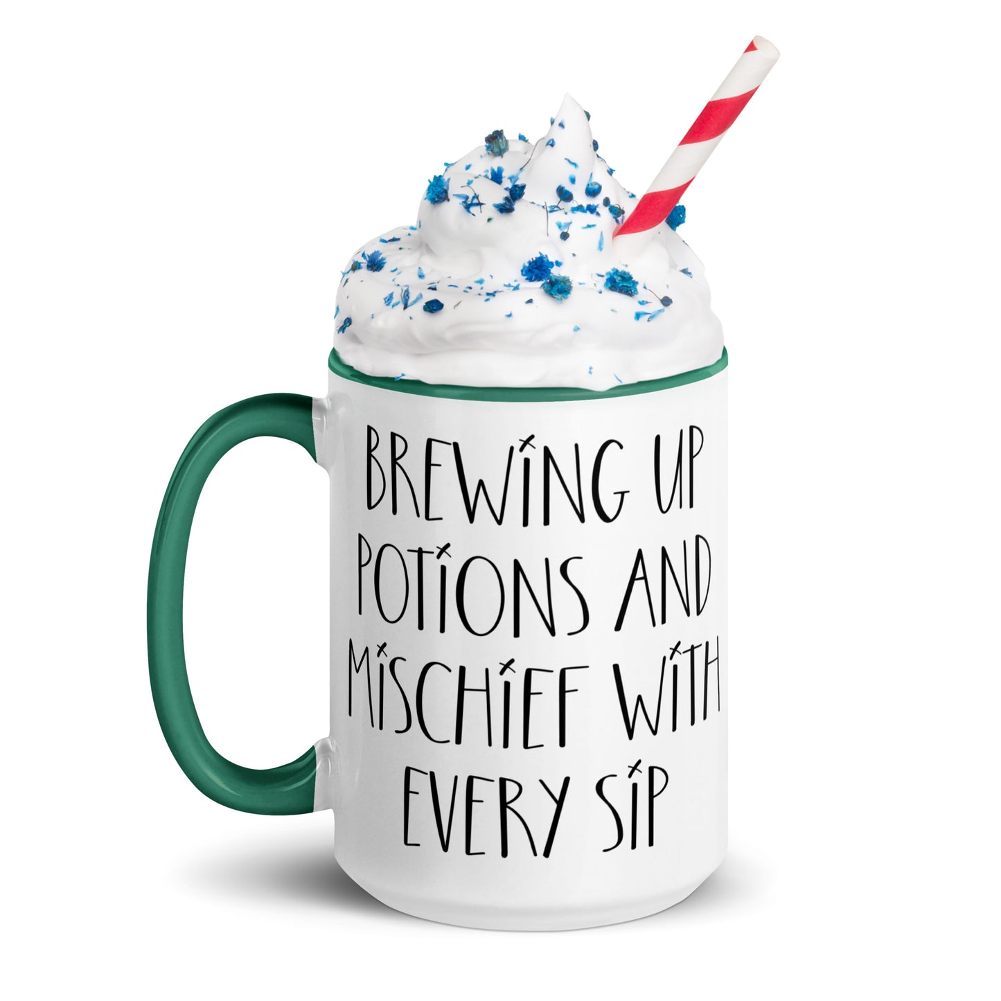 Voodoo Doll Coffee Mug: "Brewing up potions with every sip"