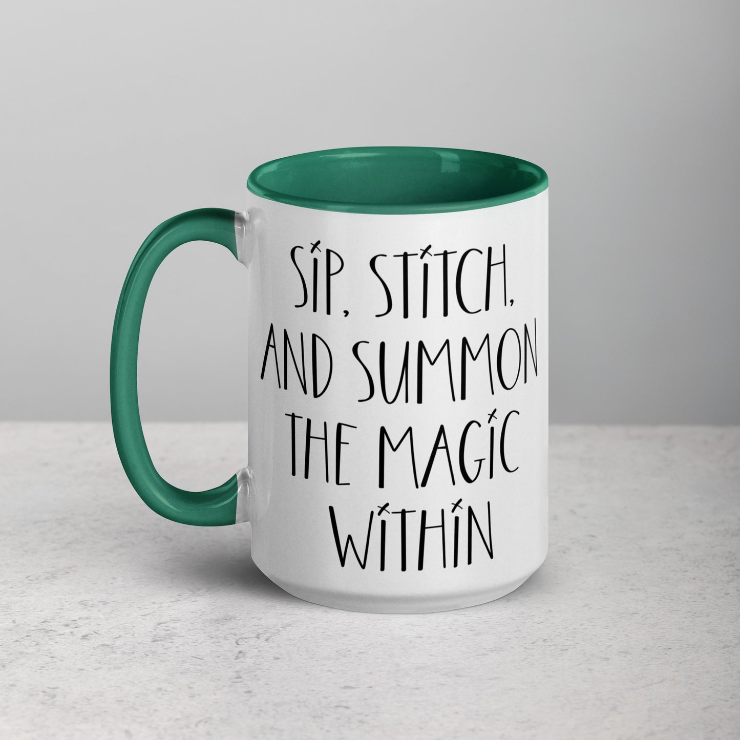 Voodoo Doll Coffee Mug: "Sip, stitch, and summon the magic within"