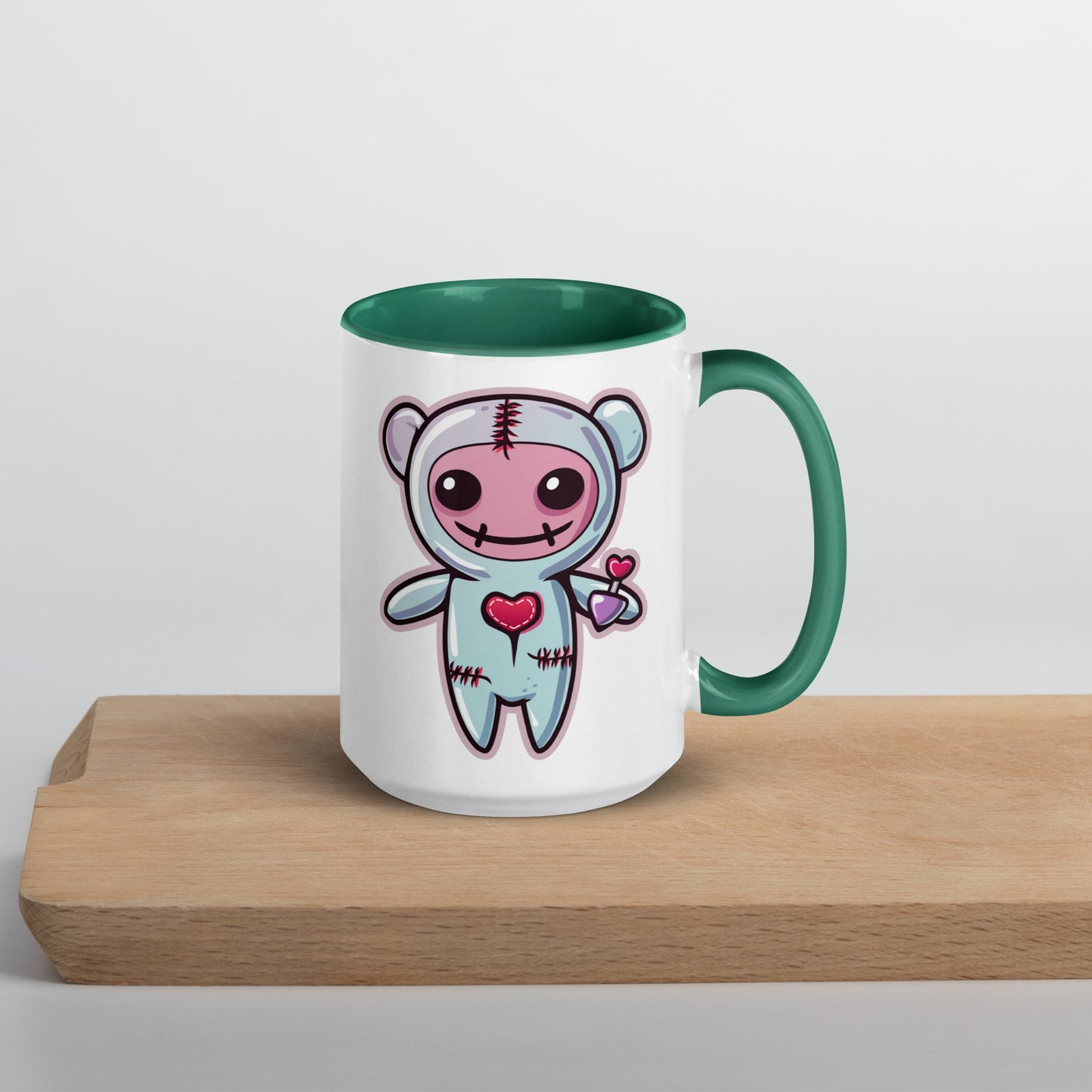 Voodoo Doll Coffee Mug: "Voodoo vibes and caffeinated spells"