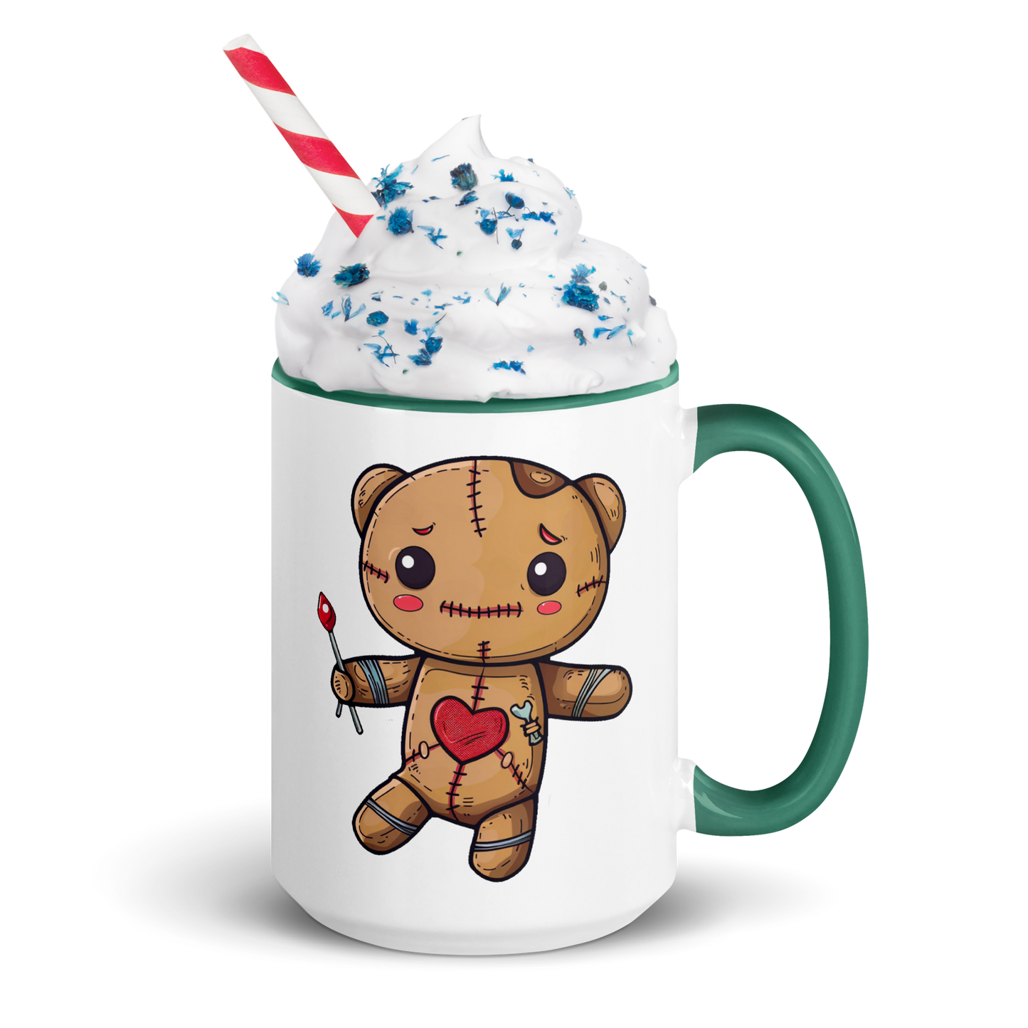 Voodoo Doll Coffee Mug: "Turning curses into coffee breaks"