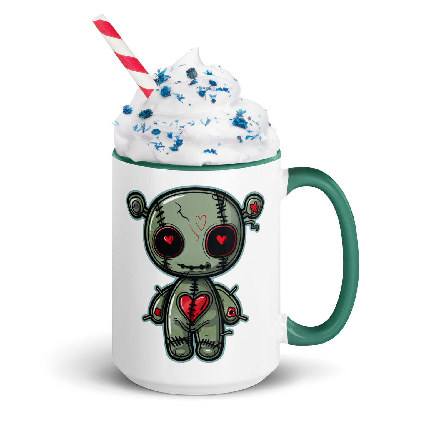 Voodoo Doll Coffee Mug: "Sip, stitch, and summon the magic within"