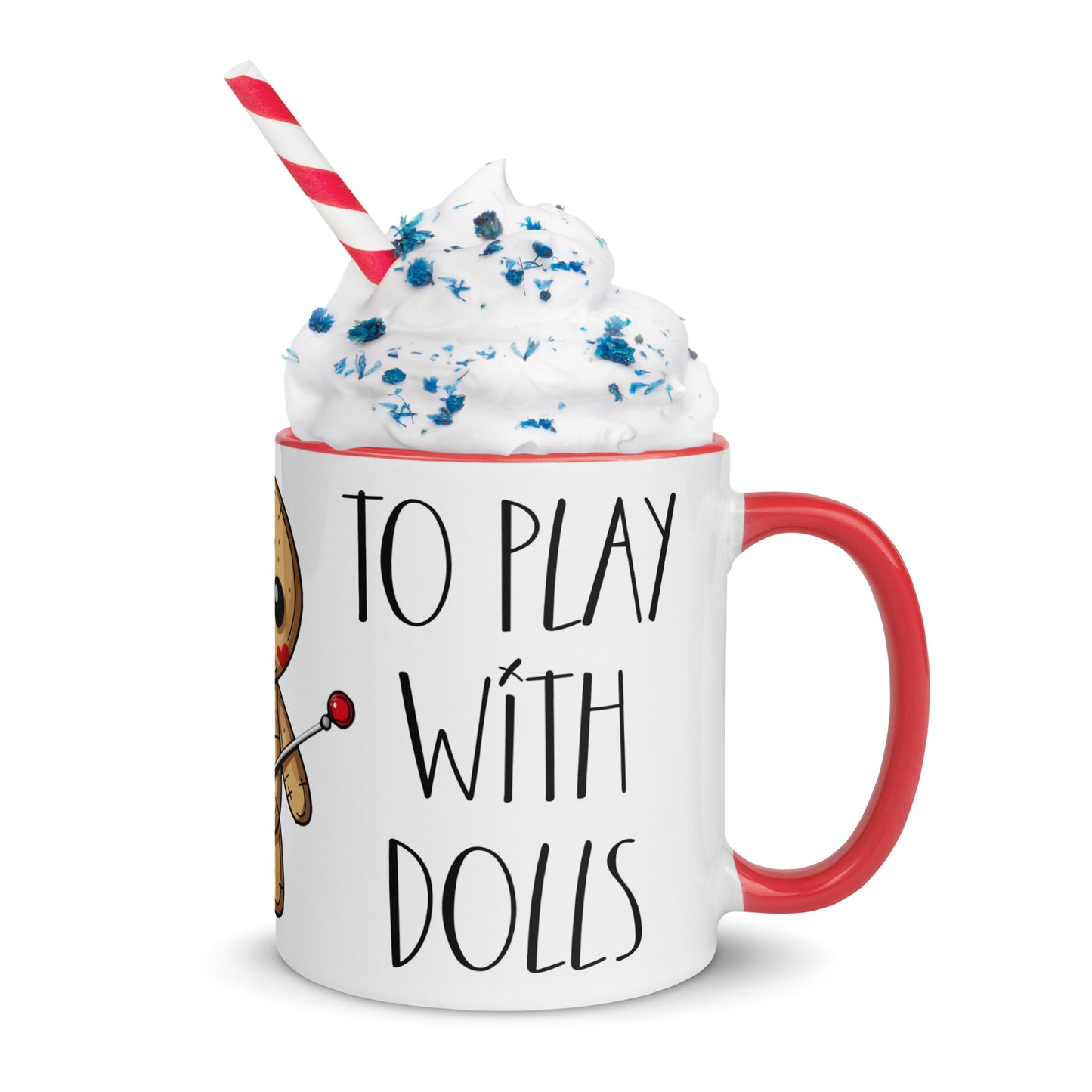 Voodoo Doll Coffee Mug: "You are never too old to play with dolls"