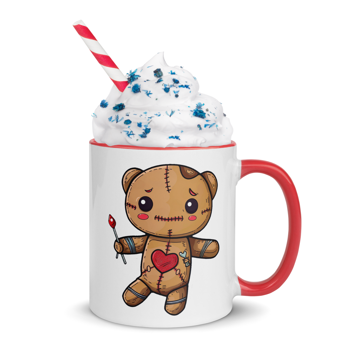 Voodoo Doll Coffee Mug: "Turning curses into coffee breaks"
