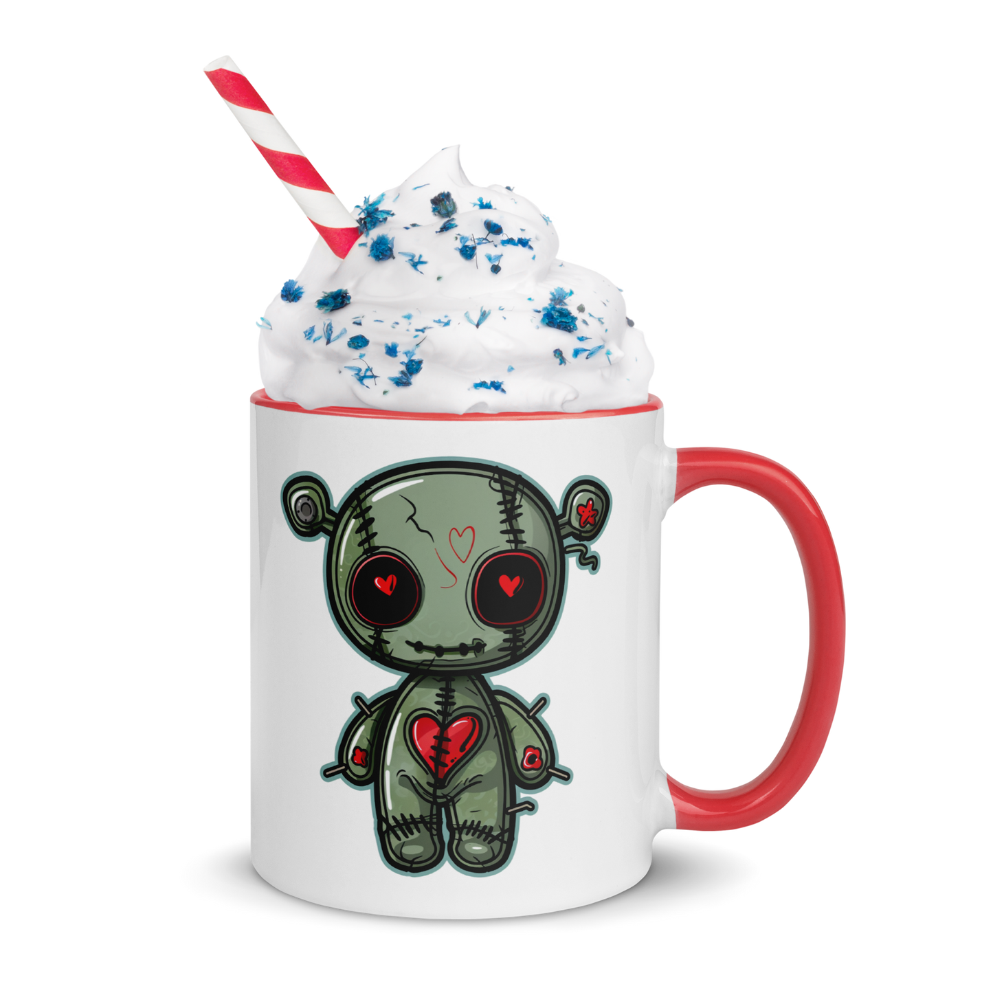 Voodoo Doll Coffee Mug: "Sip, stitch, and summon the magic within"