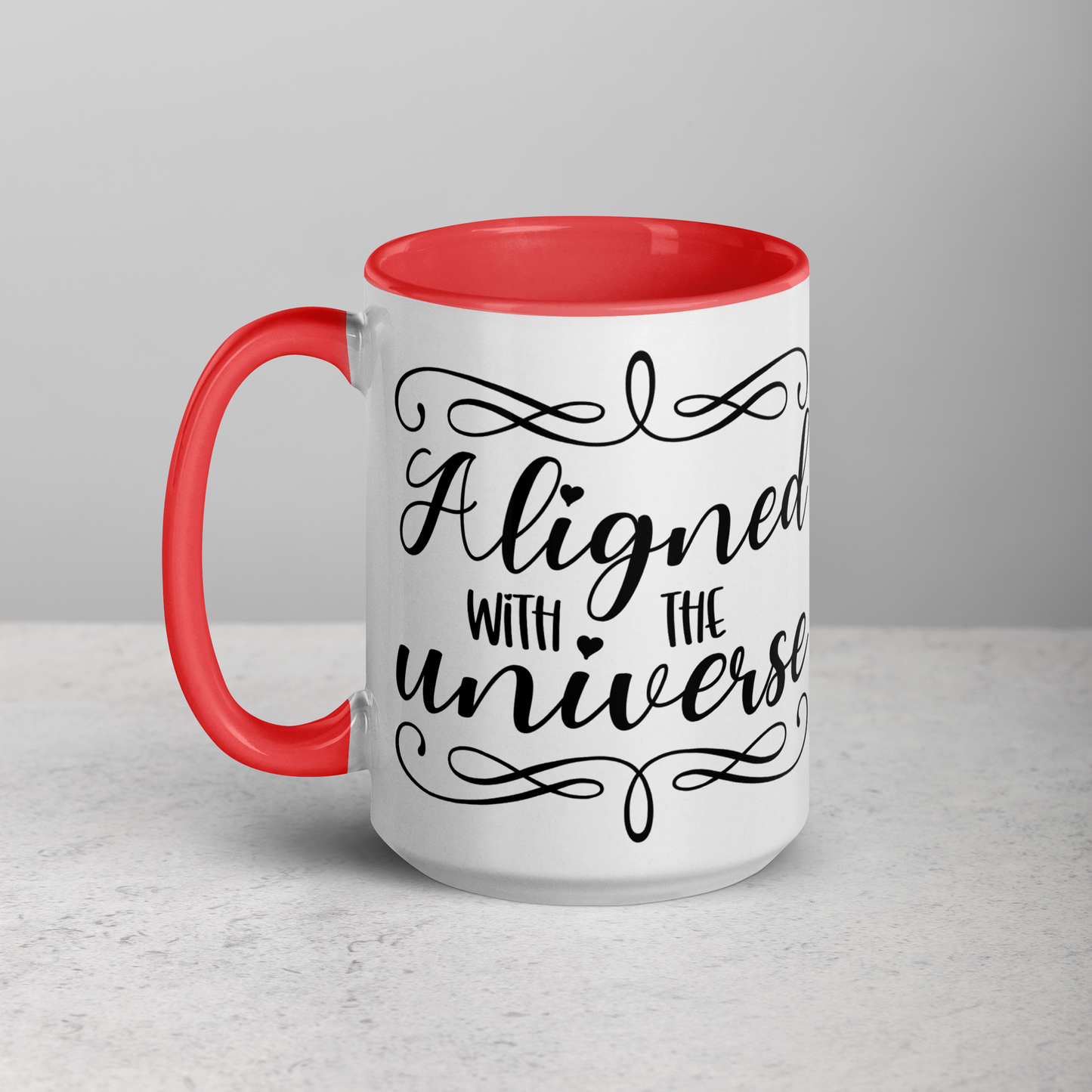 Mystical Moon Mug "Aligned with the Universe"