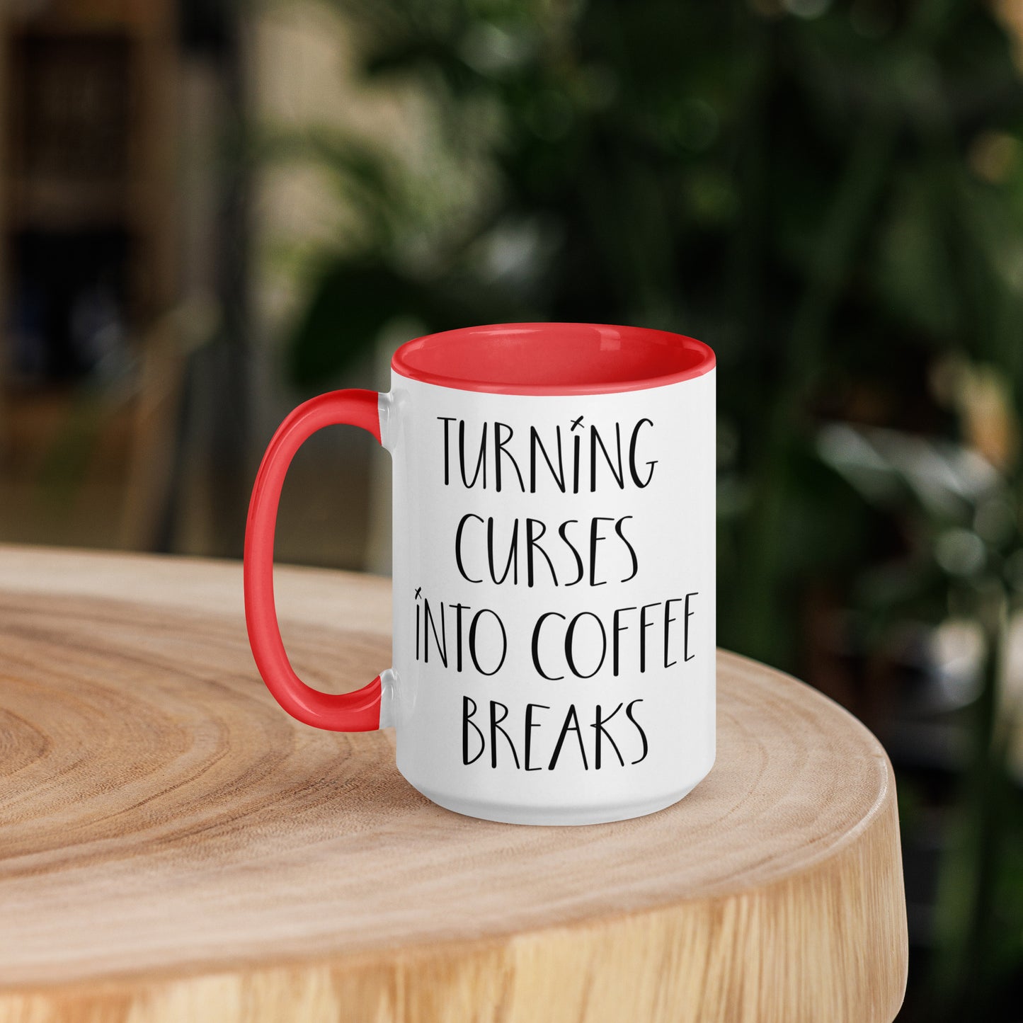 Voodoo Doll Coffee Mug: "Turning curses into coffee breaks"
