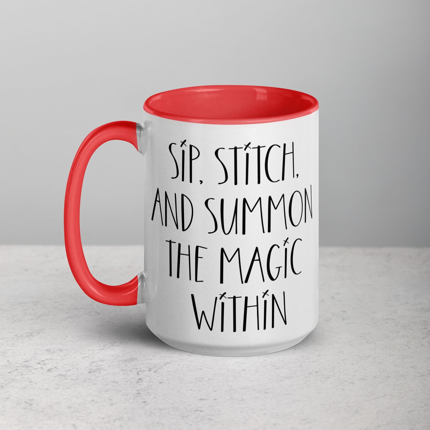 Voodoo Doll Coffee Mug: "Sip, stitch, and summon the magic within"