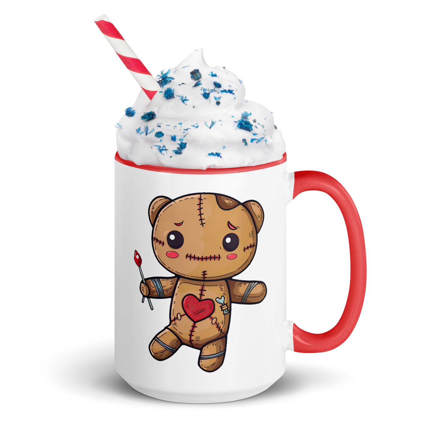 Voodoo Doll Coffee Mug: "Turning curses into coffee breaks"