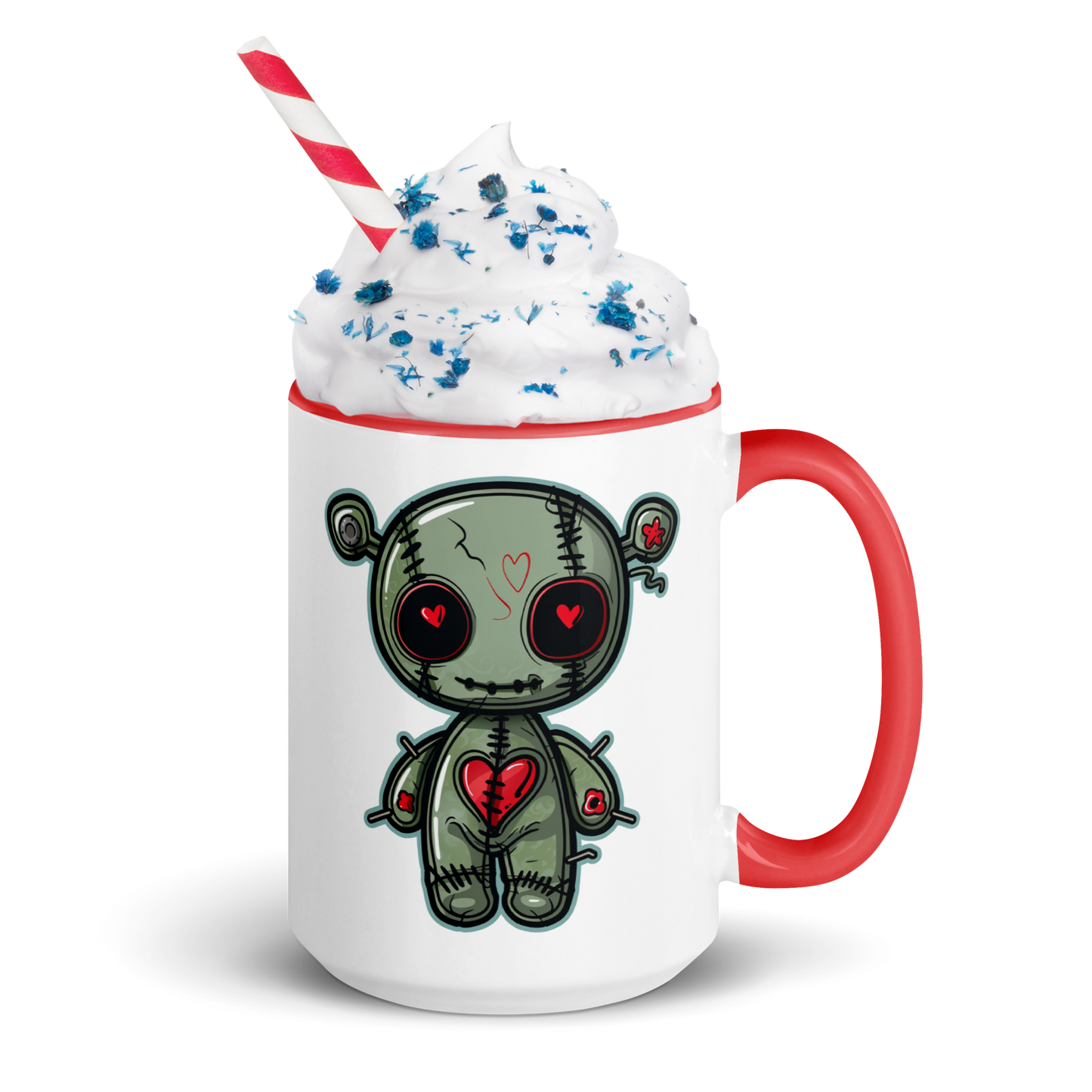 Voodoo Doll Coffee Mug: "Sip, stitch, and summon the magic within"