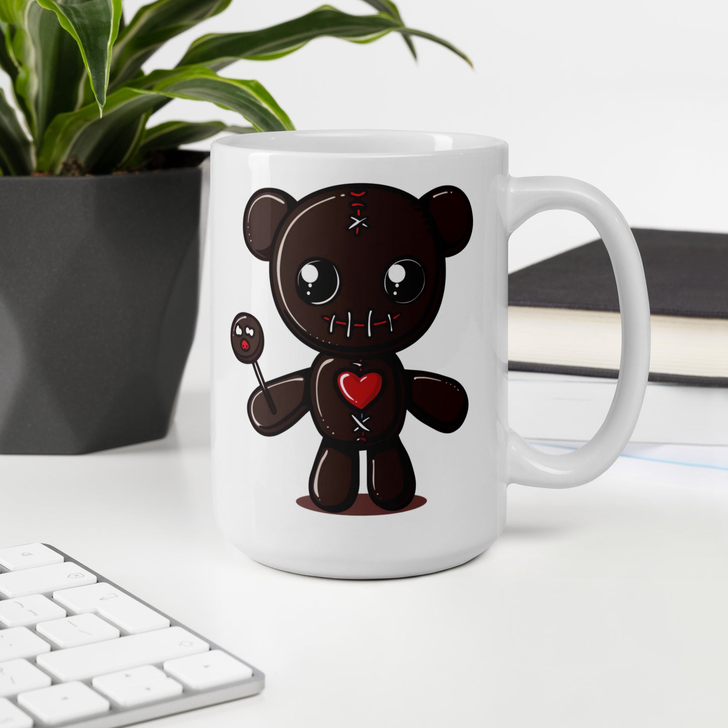 Voodoo Doll Coffee Mug: "How about we put a pin in it"