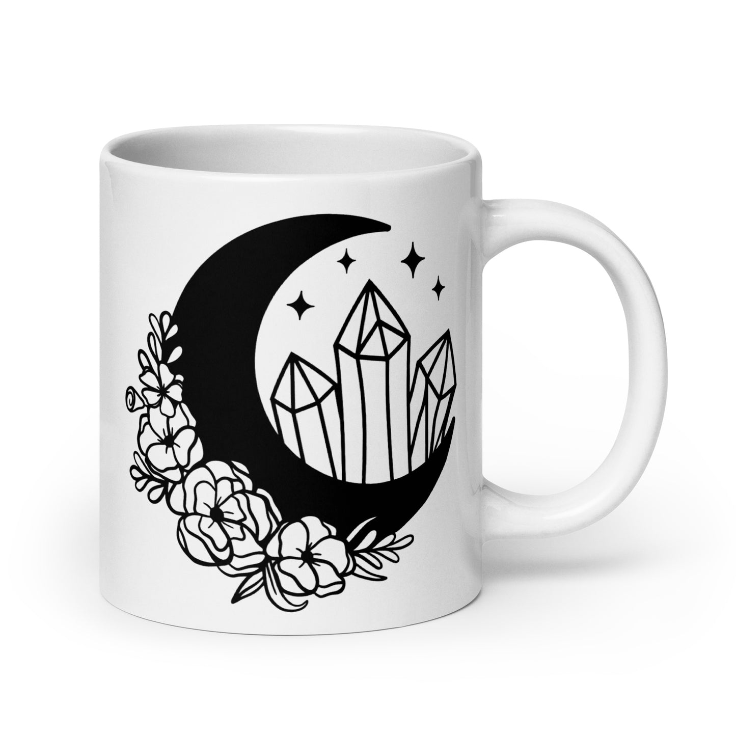 Mystical Moon Mug "Aligned with the Universe"