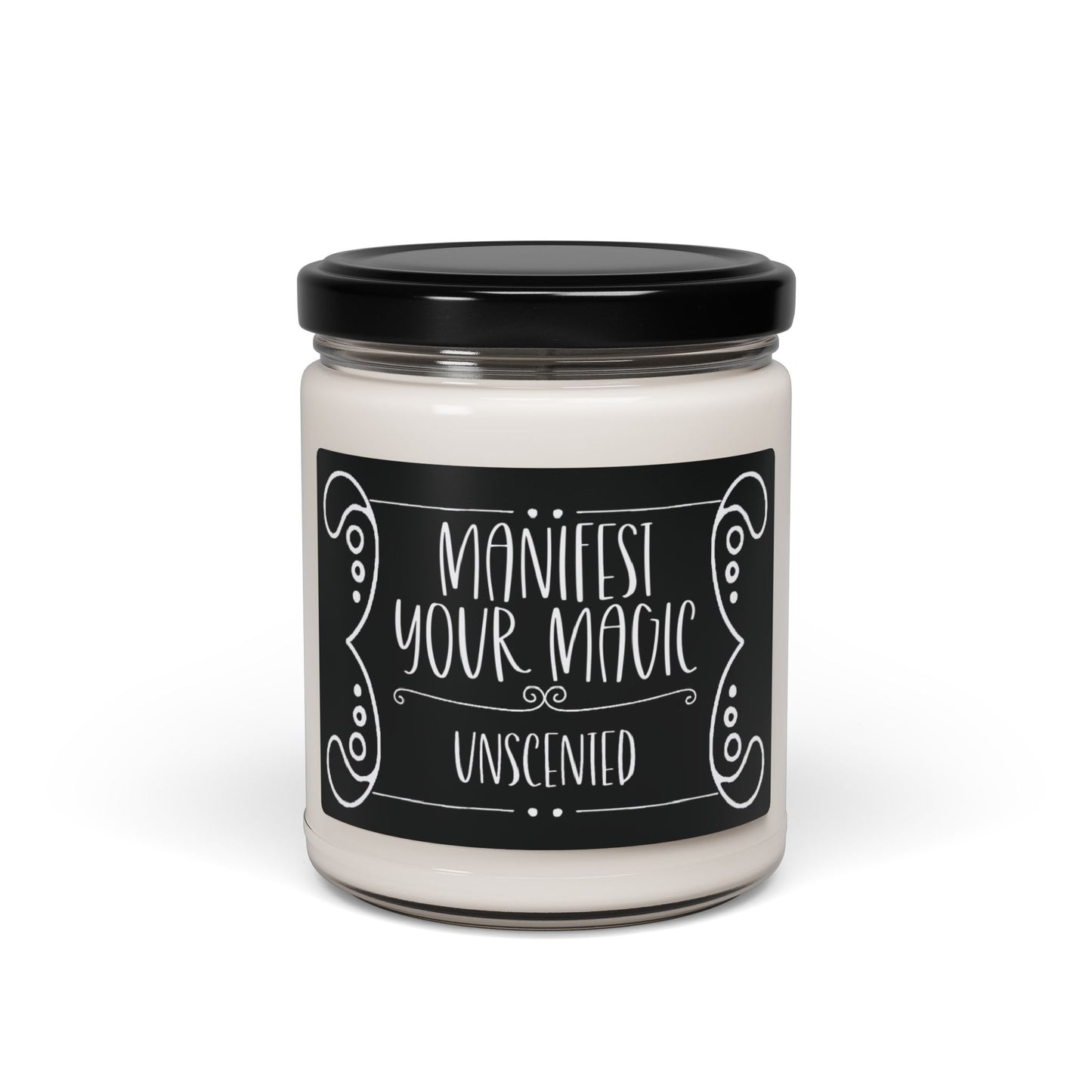 Witchy Candle "Manifest your magic" Scented and Unscented Options 9oz Soy Wax