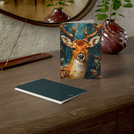 Holiday Deer Greeting Card