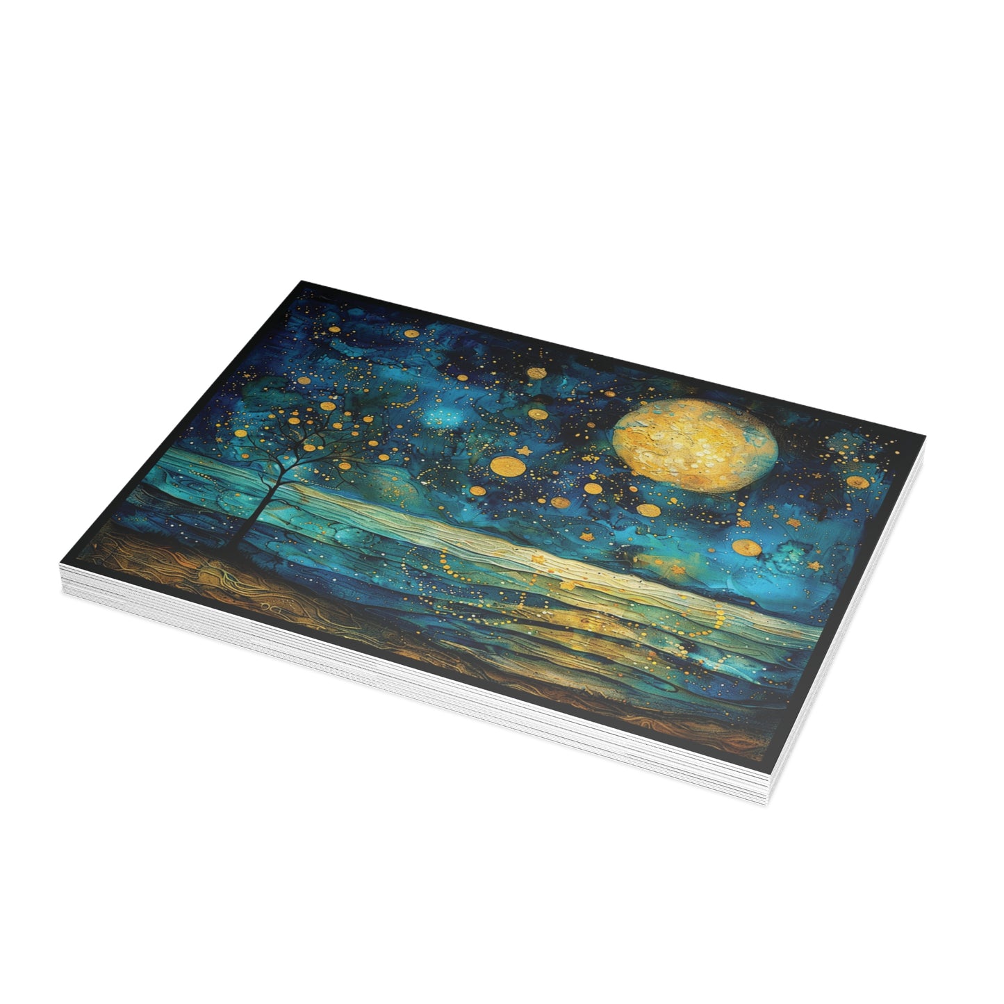 Whimsical Night View Postcard Pack