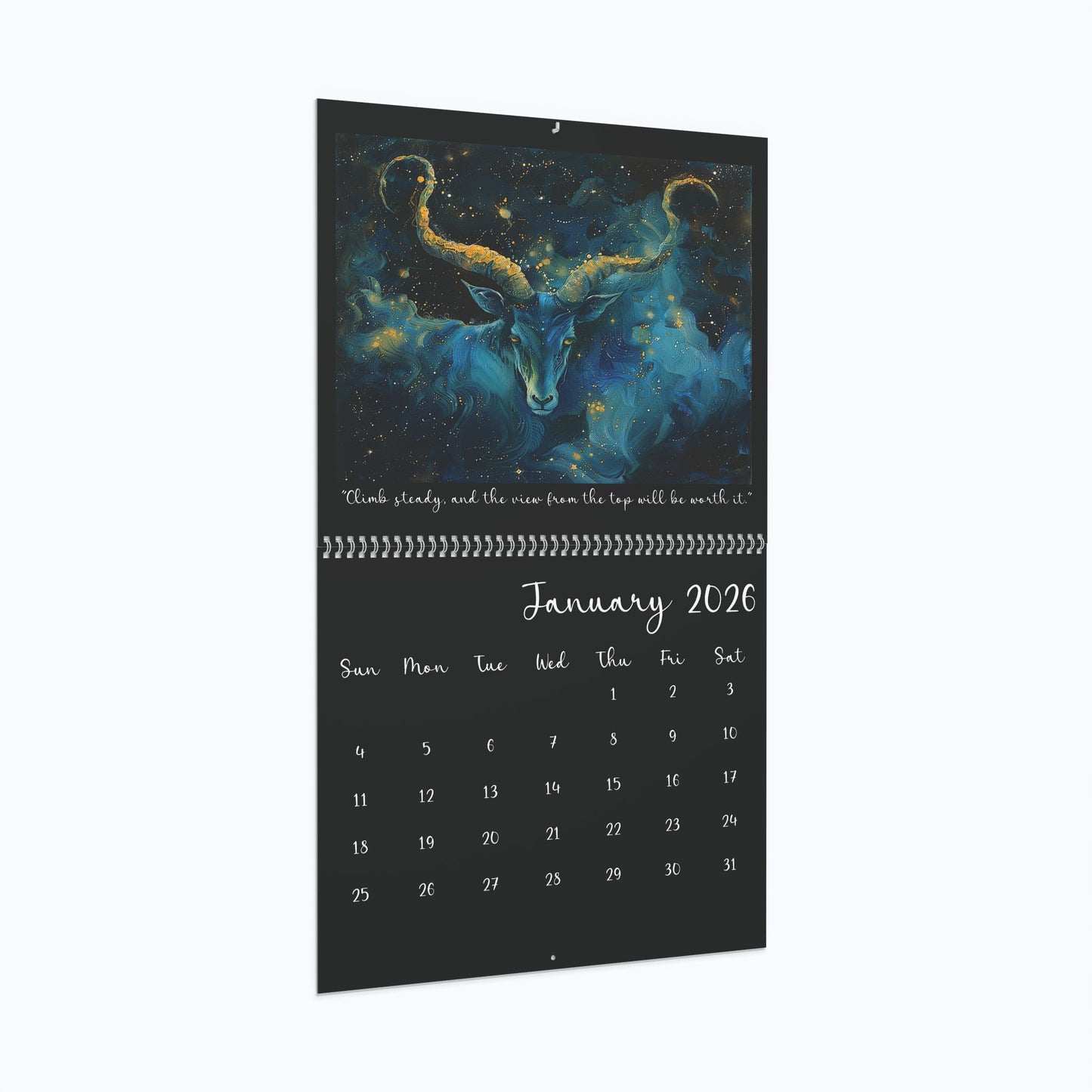 2026 Zodiac Wall Calendar
