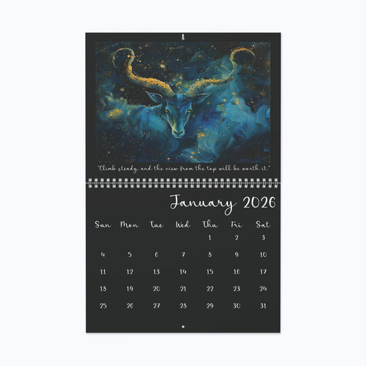 2026 Zodiac Wall Calendar