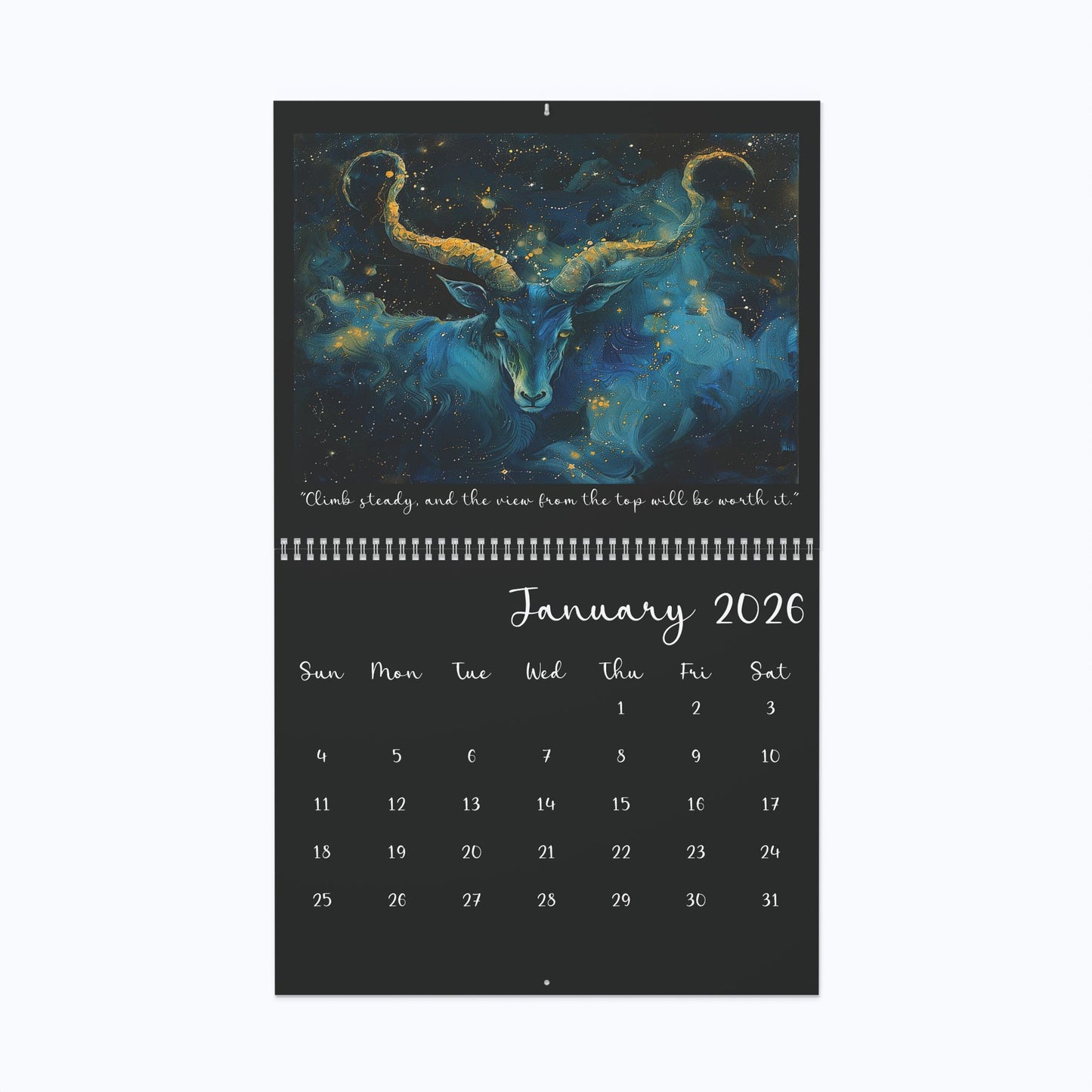 2026 Zodiac Wall Calendar