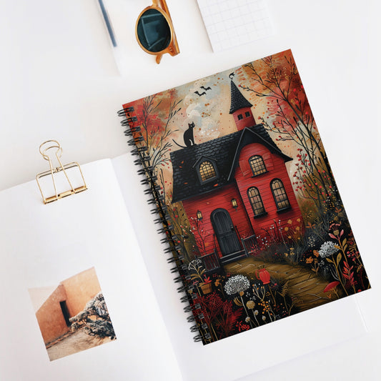 Whimsical Cottage Spiralbound Notebook