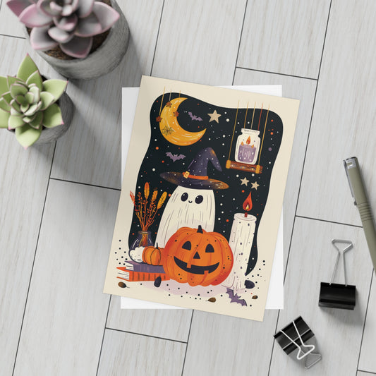 Retro Halloween Postcard Pack