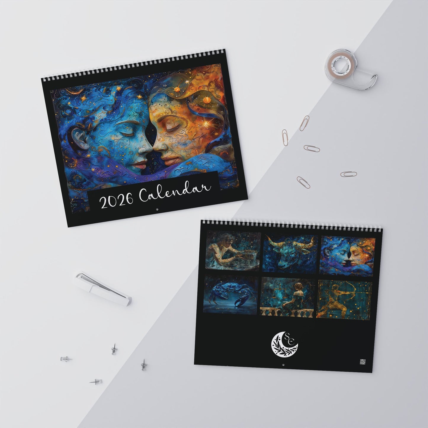 2026 Zodiac Wall Calendar