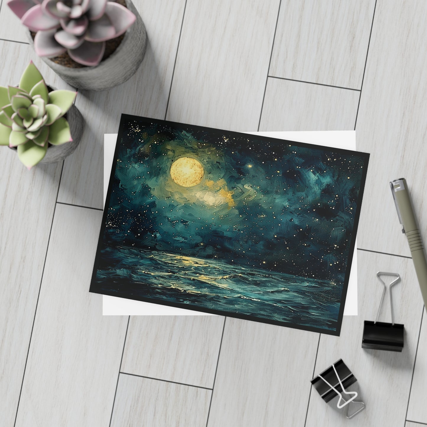 Oceanic Night View Postcard Pack