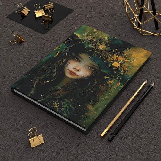 Elegant Witch Themed Hardcover Journal