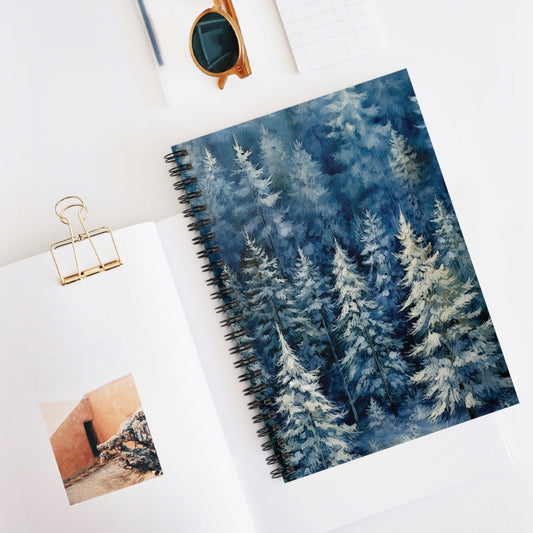 Winter Forest Spiralbound Notebook