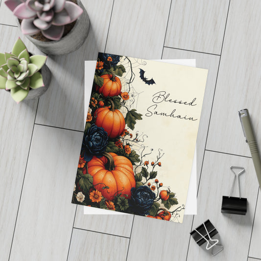 Blessed Samhain Sabbat Postcard