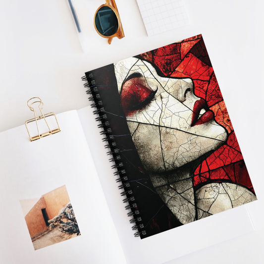 Red Serenity Spiralbound Notebook