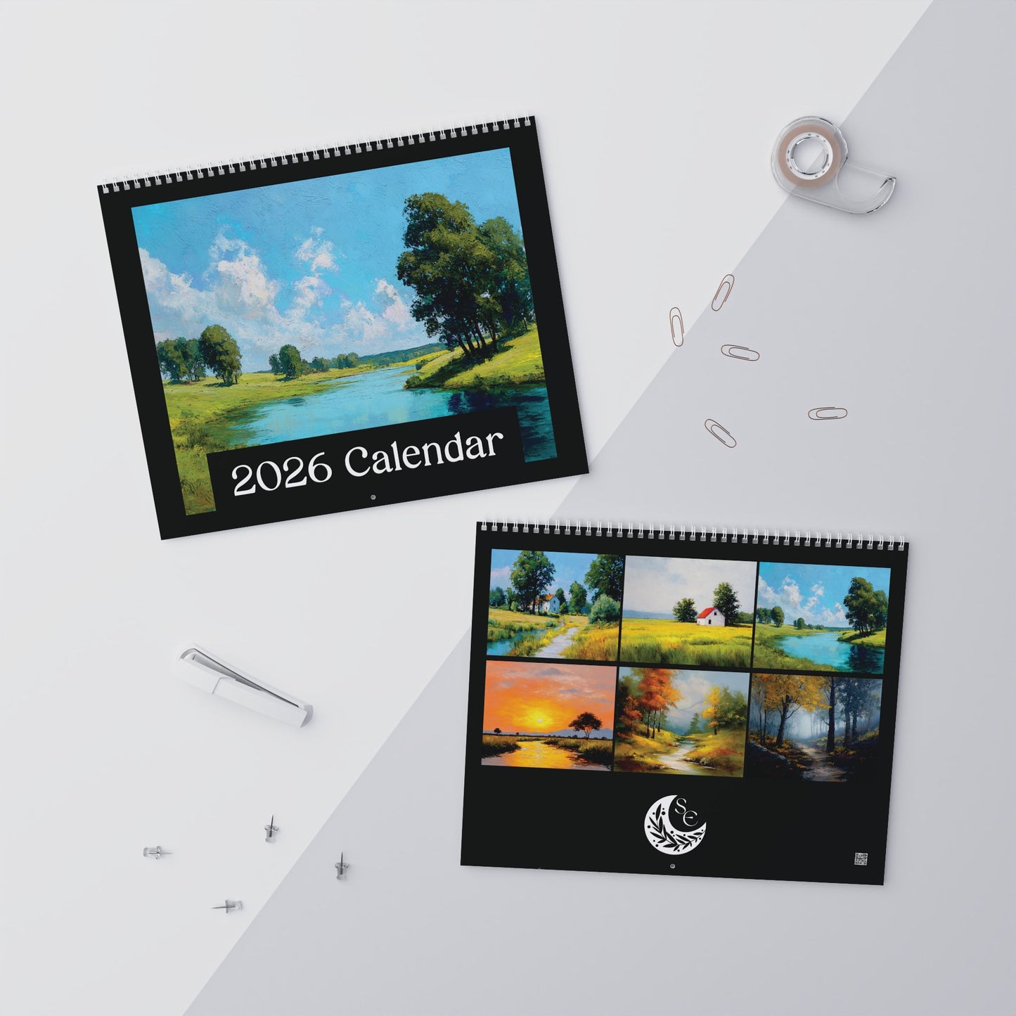 2026 Scenery Wall Calendar