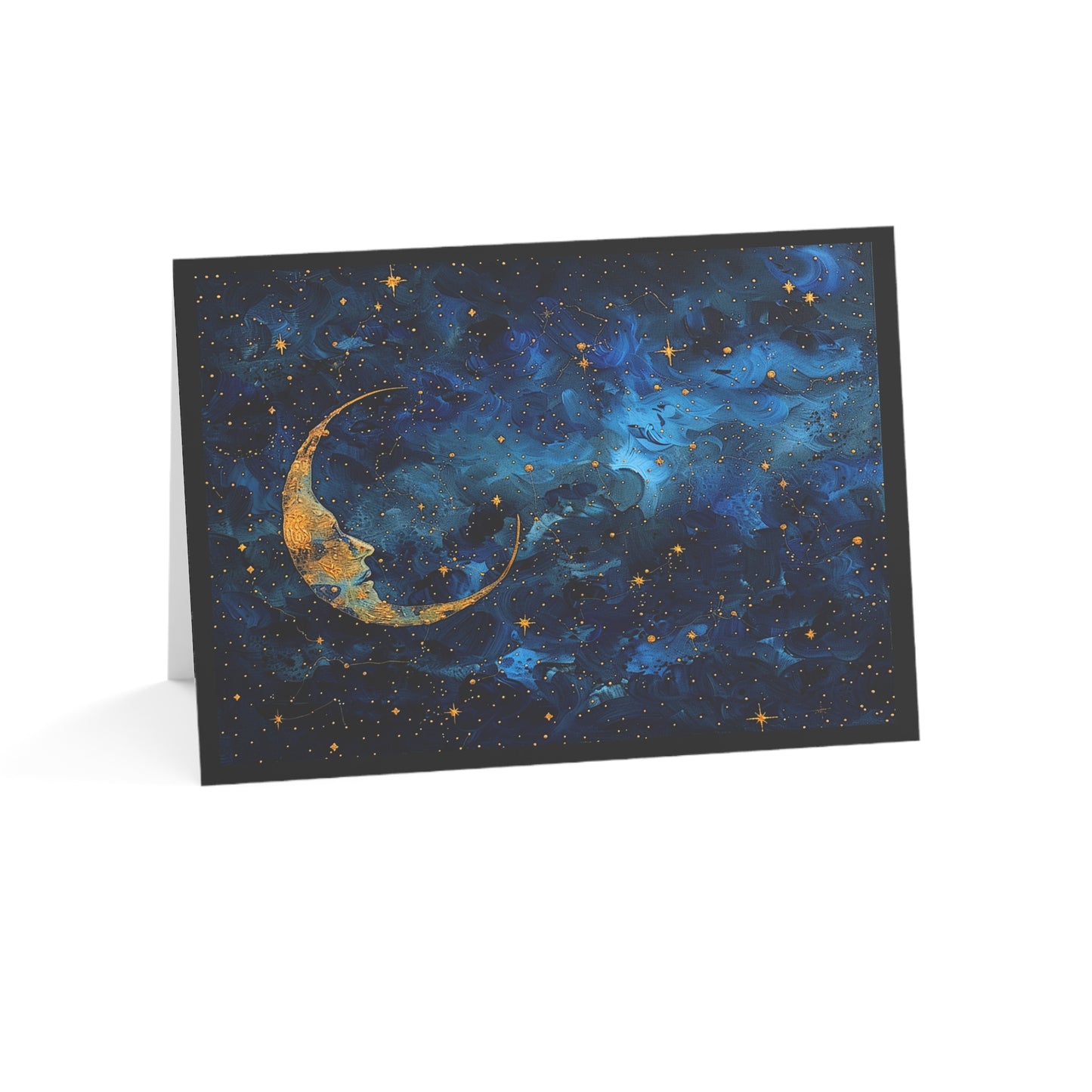 Celestial Lunar Sky Greeting Card