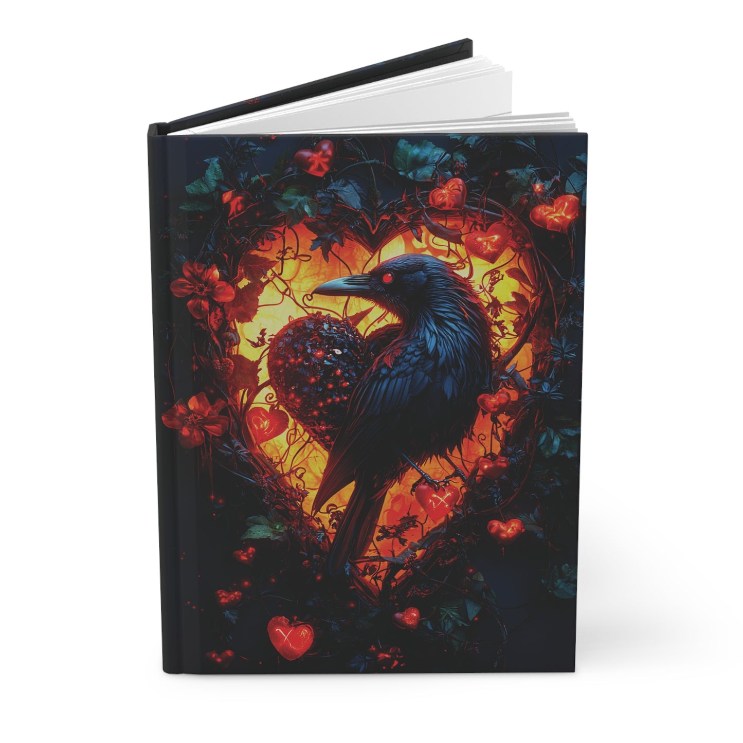 Heart Crow Hardcover Journal