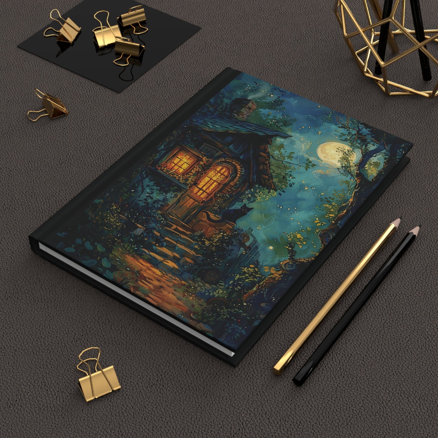Witch Cottage Hardcover Journal