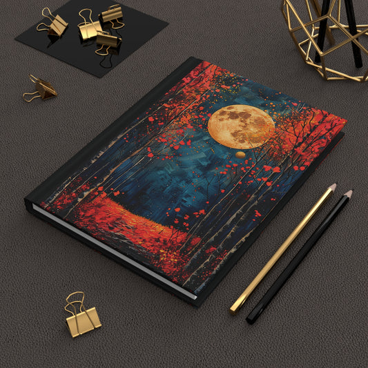 Autumn Full Moon Hardcover Journal