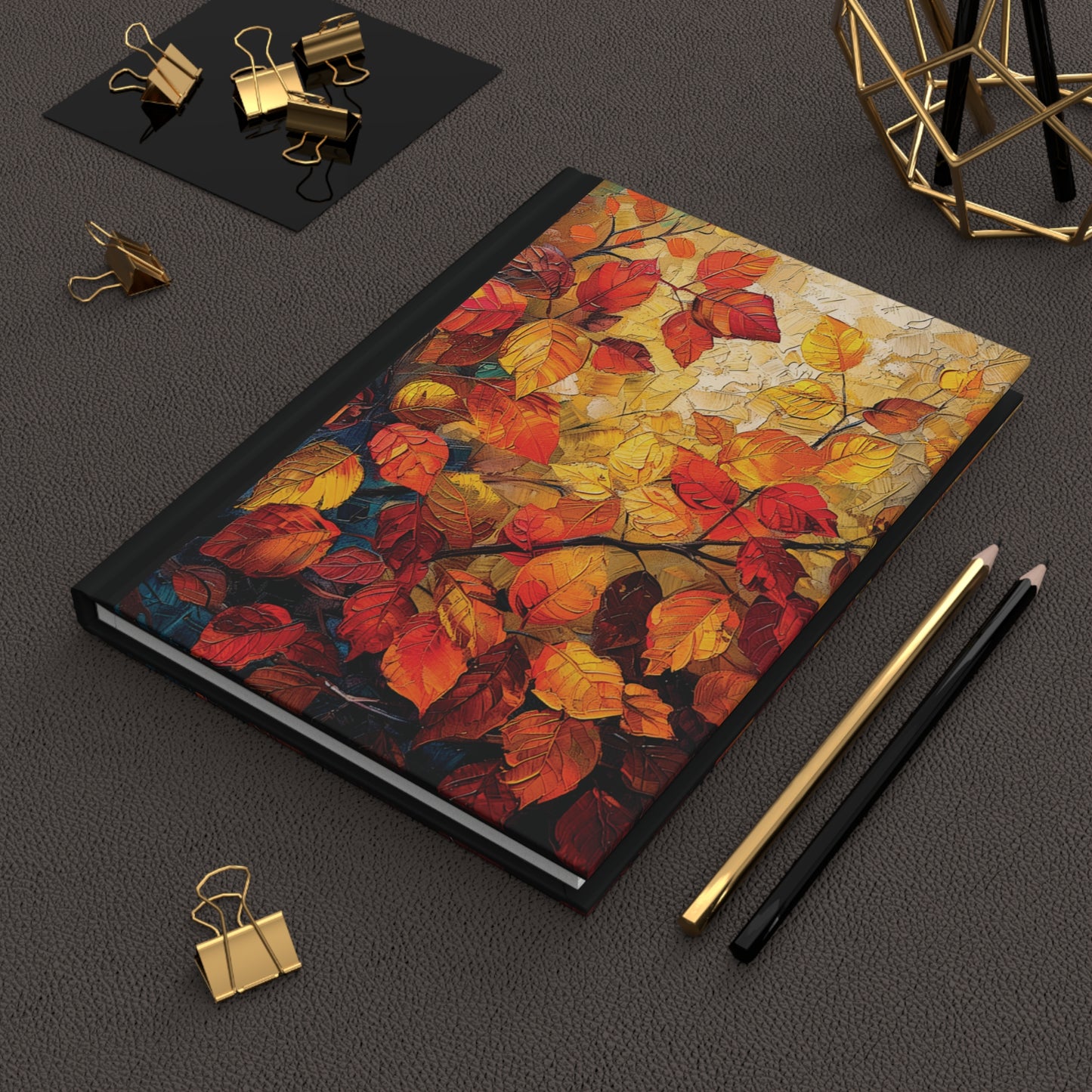 Autumn Leaves Hardcover Journal